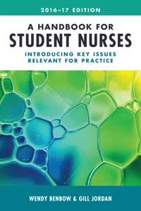 A Handbook for Student Nurses, 201617 edition_cover