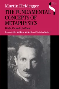 The Fundamental Concepts of Metaphysics_cover
