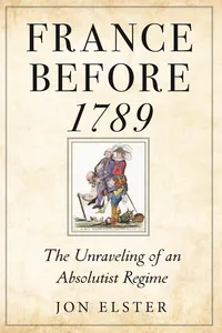 France before 1789_cover