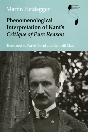 Phenomenological Interpretation of Kant's Critique of Pure Reason