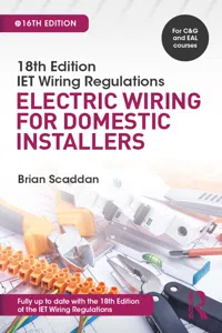 IET Wiring Regulations: Electric Wiring for Domestic Installers_cover