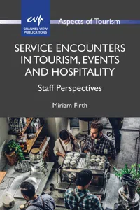 Service Encounters in Tourism, Events and Hospitality_cover