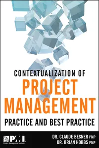 Contextualization of Project Management Practice and Best Practice_cover