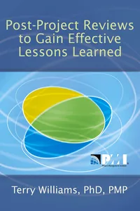 Post-Project Reviews to Gain Effective Lessons Learned_cover