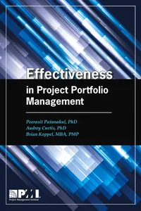 Effectiveness in Project Portfolio Management_cover