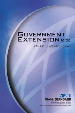 Government Extension to the PMBOK® Guide Third Edition
