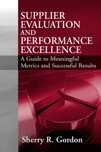 Supplier Evaluation and Performance Excellence_cover