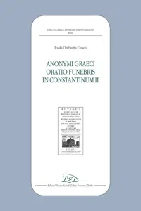 Anonymi graeci oratio funebris in Constantinum II_cover