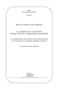 El camino de la lectura entre 'topics' y marcas de cohesión_cover