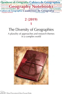 Geography Notebooks. Vol 2, No 1. The Diversity of Geographies. A plurality of approaches and research themes in a complex world_cover