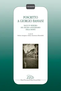 Poscritto a Giorgio Bassani_cover