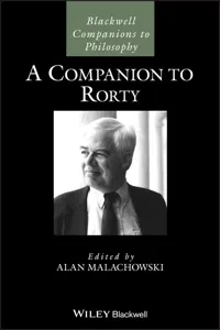 A Companion to Rorty_cover