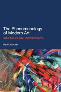The Phenomenology of Modern Art_cover