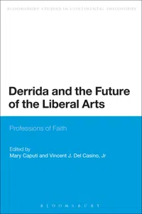 Derrida and the Future of the Liberal Arts_cover