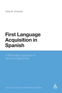 First Language Acquisition in Spanish_cover