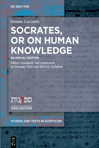 Socrates, or on Human Knowledge_cover