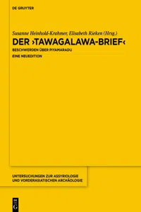 Der "Tawagalawa-Brief"_cover