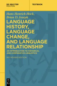 Language History, Language Change, and Language Relationship_cover