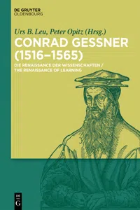 Conrad Gessner_cover