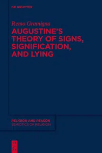 Augustine's Theory of Signs, Signification, and Lying_cover