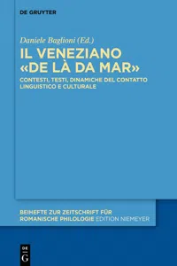 Il veneziano «de là da mar»_cover