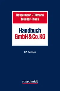 Handbuch GmbH & Co. KG_cover