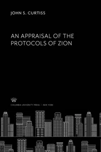 An Appraisal of the Protocols of Zion_cover