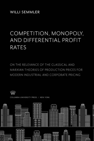 Competition, Monopoly, and Differential Profit Rates