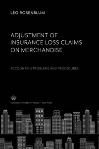 Adjustment of Insurance Loss Claims on Merchandise_cover