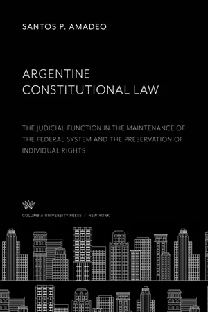 Argentine Constitutional Law