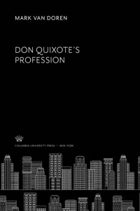 Don Quixote'S Profession_cover