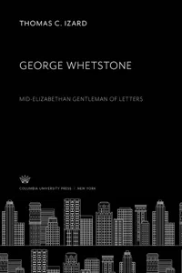 George Whetstone_cover