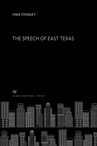 The Speech of East Texas_cover