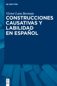 Construcciones causativas y labilidad en español_cover