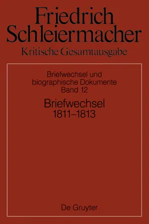 Briefwechsel 1811-1813