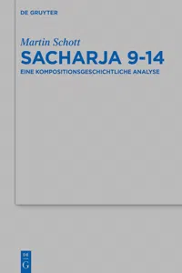 Sacharja 9–14_cover