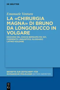 La «Chirurgia Magna» di Bruno da Longobucco in volgare_cover
