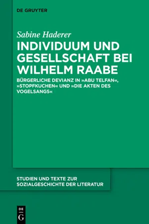 Individuum und Gesellschaft bei Wilhelm Raabe