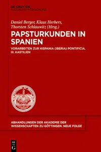 Papsturkunden in Spanien_cover