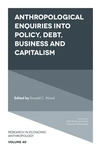 Anthropological Enquiries Into Policy, Debt, Business And Capitalism_cover