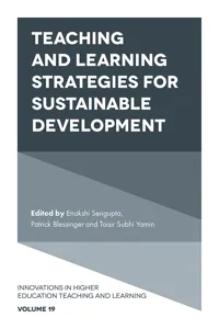 Teaching and Learning Strategies for Sustainable Development_cover