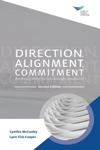 Direction, Alignment, Commitment: Achieving Better Results through Leadership, Second Edition_cover