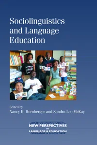 Sociolinguistics and Language Education_cover