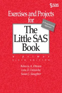 Exercises and Projects for The Little SAS Book, Sixth Edition_cover