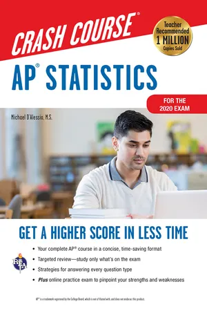 AP® Statistics Crash Course,  Book + Online