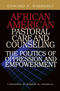 African American Pastoral Care and Counseling:_cover