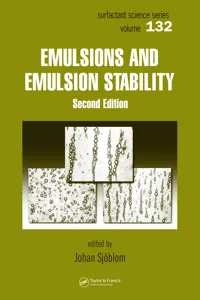 Emulsions and Emulsion Stability_cover