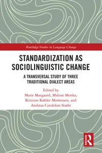 Standardization as Sociolinguistic Change_cover