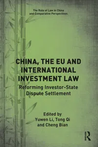 China, the EU and International Investment Law_cover