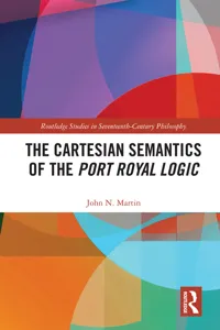 The Cartesian Semantics of the Port Royal Logic_cover